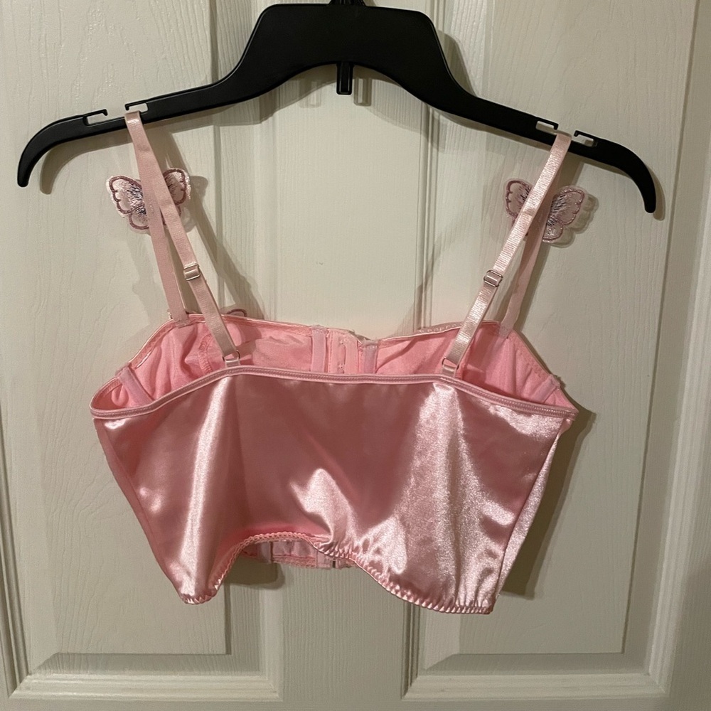 Size Small Pink Corset Bra - Picture 2 of 3